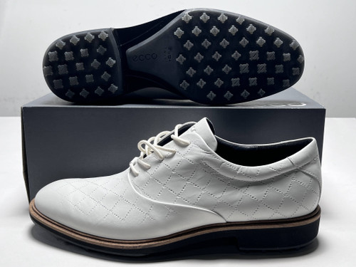 ECCO M Classic Hybrid Waterproof Golf Shoes White Men's SZ 10-10.5 (EU 44) NIB, 1 of 12