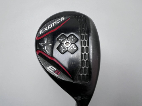 Tour Edge Exotics E8 4 Hybrid 22* UST Mamiya Recoil 460 F3 Regular RH, 1 of 12