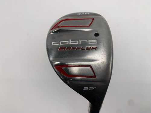 Cobra Baffler 2012 4 Hybrid 22* 53g Regular Graphite Mens RH, 1 of 12