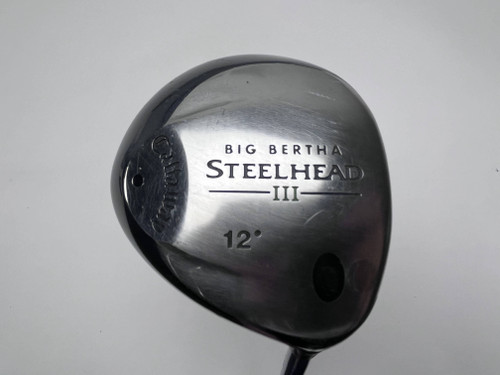 Callaway Steelhead III Driver 12* System III Ladies Graphite Womens RH, 1 of 12
