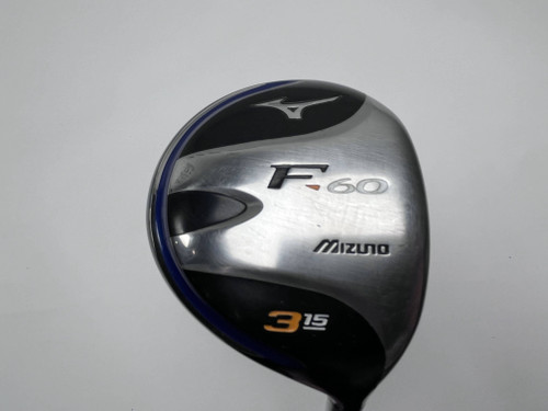 Mizuno F-60 3 Fairway Wood 15* Grafalloy Pro Launch Blue 65g Regular RH +1'', 1 of 12