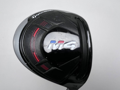 TaylorMade M4 3 Fairway Wood 15* Atmos red 6S Stiff RH Midsize Grip +1'', 1 of 12