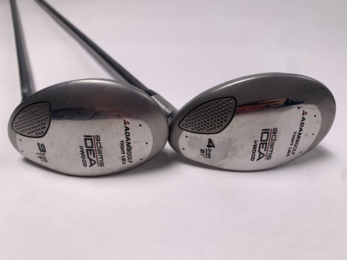 Adams Tight Lies Idea 3 & 4 Hybrid Set 17* 22* Aldila Idea Regular RH, 1 of 12