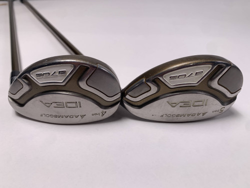 Adams Idea A7 OS 4 & 5 Hybrid Set 22* 25* Grafalloy Adams Idea 50g Ladies RH, 1 of 12