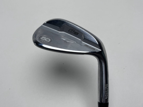 Mizuno S18 White Satin Wedge 50* 7 Bounce S300 120g Stiff Steel Mens RH, 1 of 12