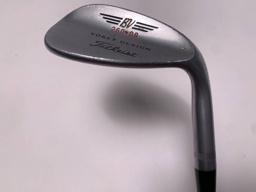 Titleist Vokey Chrome 200 Wedge 60* 8 Bounce Dynamic Gold Wedge Steel Mens RH, 1 of 12