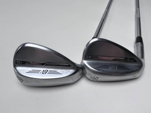 Titleist Vokey SM10 Tour Chrome Wedge Set 56* 10 60* 8 Vokey Wedge Steel Mens LH, 1 of 12