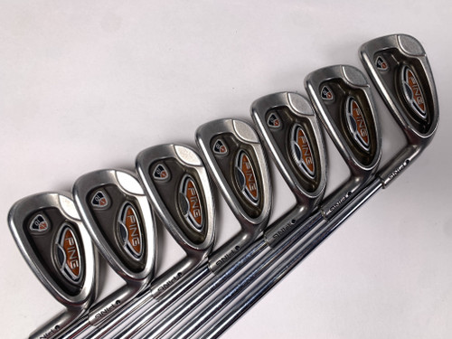 Ping i10 Iron Set 4-PW Black Dot AWT Stiff Steel Mens RH, 1 of 12