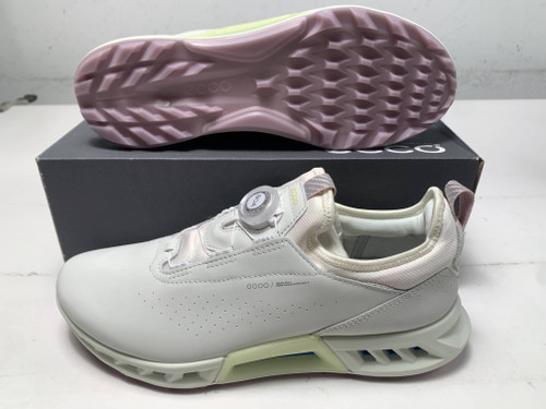 ECCO W Biom C4 BOA Golf Shoes White Women's SZ 9-9.5 (EU 40) NIB, 1 of 12