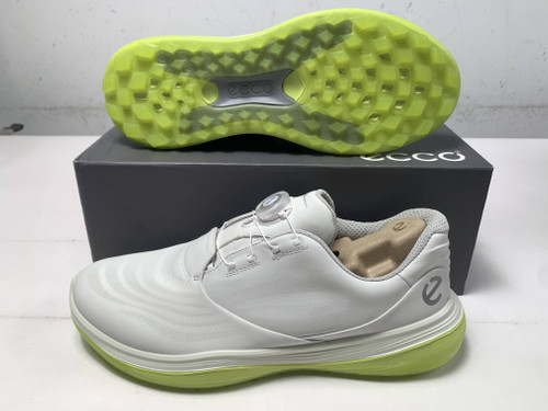 ECCO M LT1 BOA Waterproof Golf Shoes White Men's SZ 10-10.5 (EU 44) NIB, 1 of 12