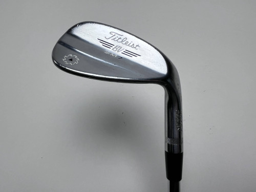 Titleist Vokey SM7 Tour Chrome Wedge 50* 8 Bounce F-Grind Wedge Steel Mens RH, 1 of 12