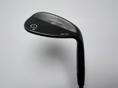 Titleist Vokey SM5 Raw Black Wedge 58* 7 Bounce S-Grind Wedge Steel Mens RH, 1 of 12
