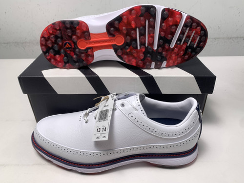 Adidas MC80 Waterproof Golf Shoes White Men's SZ 13 (EU 48) NIB, 1 of 12