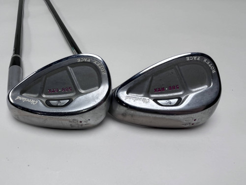 Cleveland 588 RTX CB Satin Chrome Wedge Set 56* 14 | 60* 12 Action Ladies RH, 1 of 12