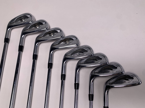 LEFTY Titleist T200 Iron Set 4-PW+GW True Temper AMT S300 Black Stiff LH, 1 of 12