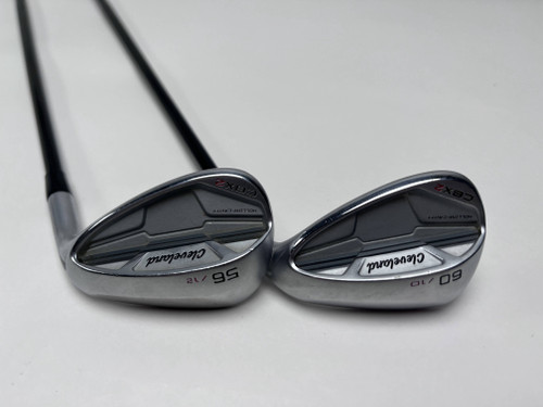 Cleveland CBX 2 Wedge Set 56* 12 60* 10 Fujikura Vista Pro R2 Senior Graphite RH, 1 of 12
