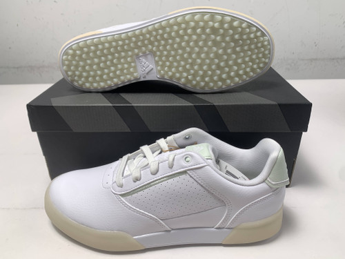 Adidas W Retrocross Waterproof Golf Shoes White Women's SZ 8 (IE8291) NIB, 1 of 12