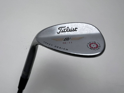 Titleist Vokey Spin Milled Chrome 2009 Wedge 56* 11 Bounce Wedge Steel Mens LH, 1 of 12