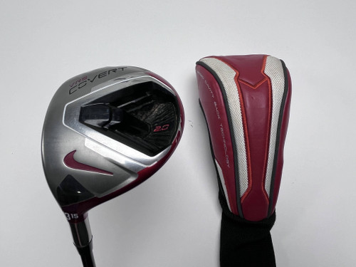 LEFTY Nike VRS Covert 2.0 3 Fairway Wood 15* Kuro Kage 60g Stiff LH HC, 1 of 12