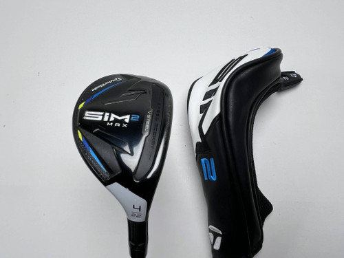 TaylorMade SIM2 MAX Rescue 4 Hybrid 22* Fujikura Ventus Blue 7-S Stiff RH HC, 1 of 12