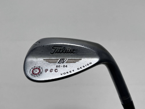 Titleist Vokey Spin Milled Chrome 2009 Lob Wedge LW 60* 4 Bounce Wedge RH, 1 of 12