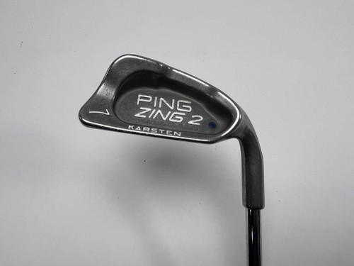 Ping Zing 2 Single 7 Iron Blue Dot 1* Up Karsten JZ Regular RH Oversize Grip, 1 of 12