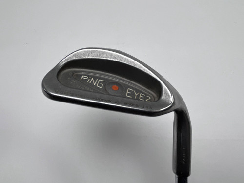 Ping Eye 2 Sand Wedge SW Orange Dot 2* Flat Karsten ZZ-Lite Stiff Steel Mens RH, 1 of 12