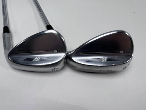 Titleist Vokey SM9 Tour Chrome Wedge Set 54* 10 |58* 8 Wedge Steel Mens RH, 1 of 12