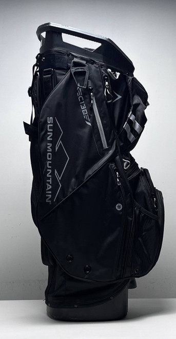 Sun Mountain C130 Cart Bag Black 5-Way Divide Single Strap Golf Bag, 1 of 12
