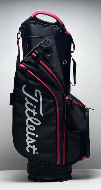 Titleist Cart 14 Cart Bag Black 14-Way Divide Single Strap Golf Bag NEW, 1 of 12