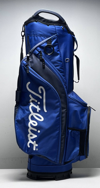 Titleist Cart 14 Cart Bag Blue 14-Way Divide Single Strap Golf Bag, 1 of 12