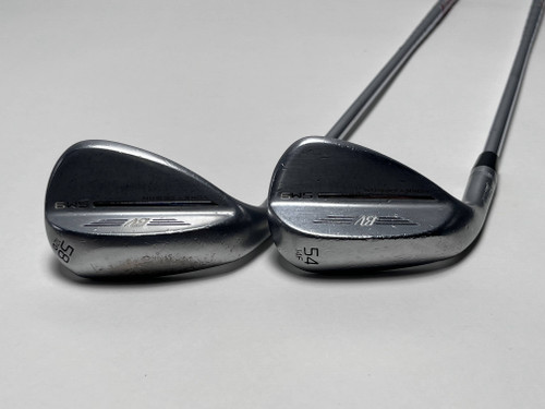 Titleist Vokey SM9 Tour Chrome Wedge Set 54* 14 58* 12 AMT Red R300 Regular LH, 1 of 12
