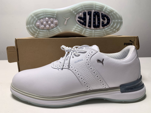 Puma Avant Waterproof Golf Shoes White Men's SZ 10.5 (379428 01) NIB, 1 of 12