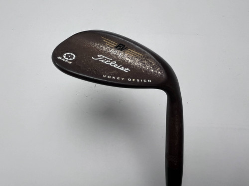 Titleist Vokey Spin Milled SM4 Raw Lob Wedge LW 60* 10 Bounce Wedge RH, 1 of 12