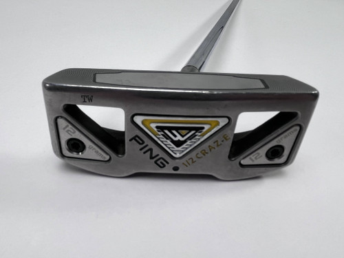 Ping iWi Half Craz-E Putter 36" SuperStroke Flatso 3.0 Black Dot Mens RH, 1 of 12