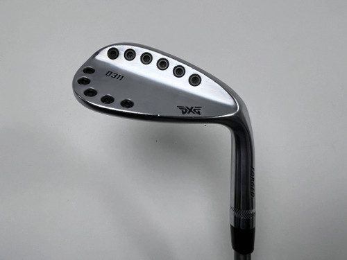PXG 0311 Chrome Lob Wedge LW 58* AeroTech SteelFiber i95 Stiff Graphite Mens RH, 1 of 12
