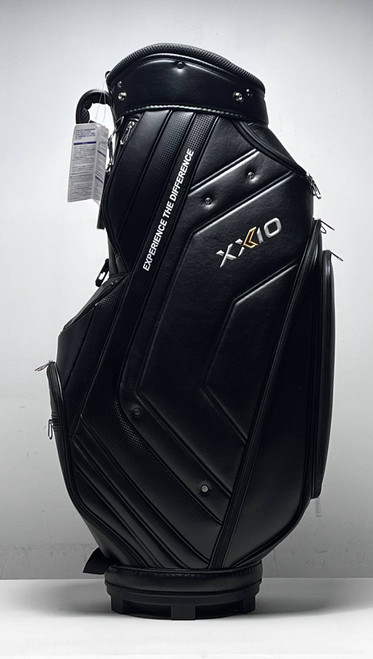 XXIO Lightweight Caddy Cart Bag Black 4-Way Divide Single Strap Golf Bag, 1 of 12