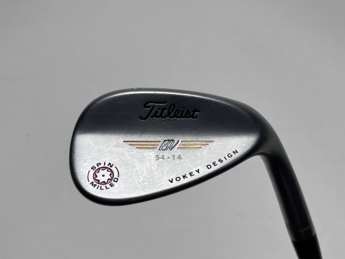 Titleist Vokey Spin Milled Chrome 2009 Wedge 54* 14 Bounce Wedge Steel Mens RH, 1 of 12