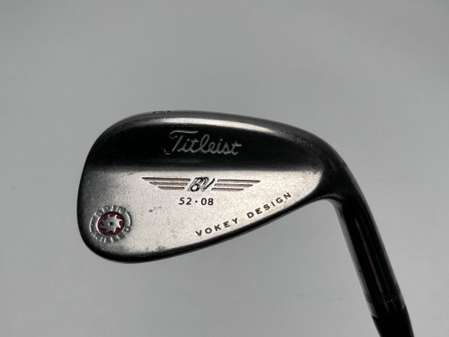 Titleist Vokey Spin Milled Black 2009 Wedge 52* 8 Bounce Wedge Steel Mens RH, 1 of 12