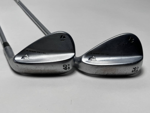 TaylorMade Milled Grind 3 Raw Chrome Wedge Set 56* 12 | 60* 10  S200 Mens RH, 1 of 12