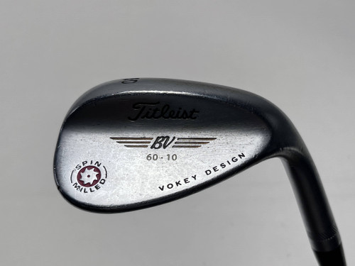 Titleist Vokey Spin Milled Chrome 2009 LW 60* 10 Bounce Wedge Steel Mens RH, 1 of 12