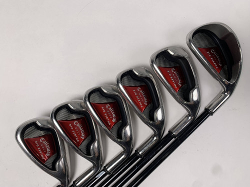 Callaway Big Bertha 2008 Iron Set 5-PW 65g Senior Graphite Mens RH, 1 of 12
