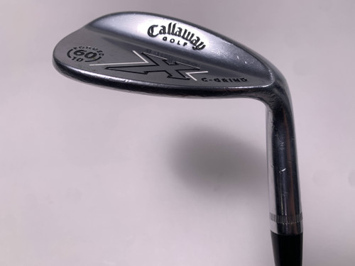 Callaway X Forged Chrome Lob Wedge LW 60* 10 Bounce C-Grind Wedge Steel Mens RH, 1 of 12