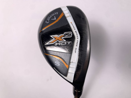 Callaway X2 Hot 5 Hybrid 25* 55g Senior Graphite Mens RH, 1 of 12