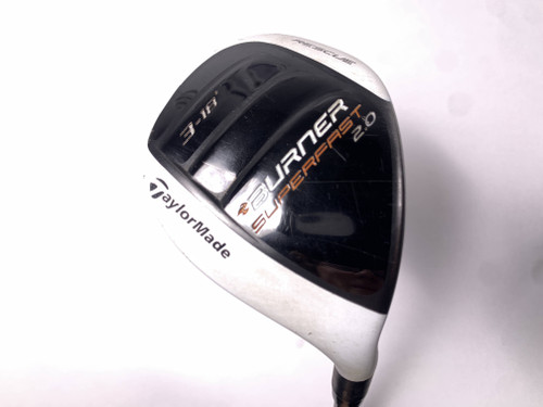 TaylorMade Burner Superfast 2.0 3 Hybrid 18* REAX 60g Regular Graphite Mens RH, 1 of 12