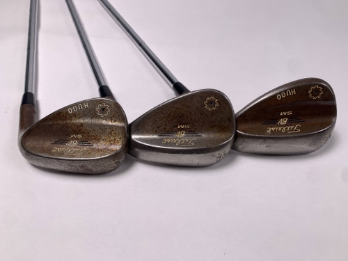 Titleist Vokey SM7 Raw Wedge Set 52* 12 | 56* 10 | 60* 8 True Temper X100 120g, 1 of 12
