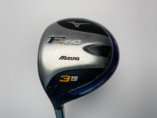 Mizuno F-60 3 Fairway Wood 15* Exsar FS3 70g Regular Graphite Mens LH, 1 of 12