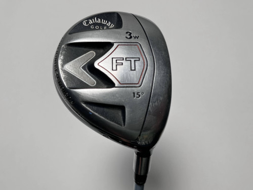 Callaway FT 2008 3 Fairway Wood 15* Fujikura E Fit-On 160 Stiff Graphite Mens RH, 1 of 12