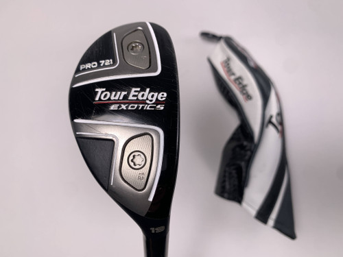 Tour Edge Exotics Pro 721 Hybrid 19* Accra TZ Five M5 95g Stiff Graphite Mens RH, 1 of 12