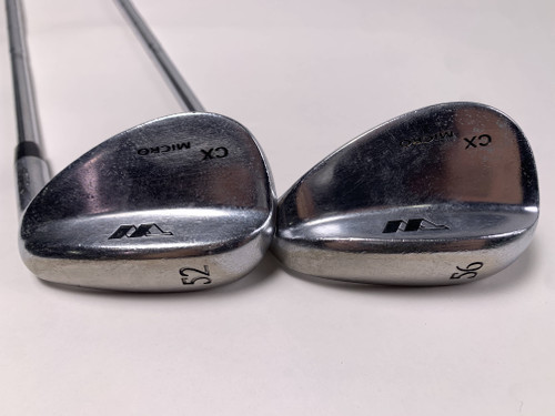 Wishon Golf CX micro Wedge Set 52* | 56* True Temper Wedge Steel Mens RH, 1 of 12